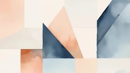 abstract geometric background, creating ephemeral forms that seem to float across the white space