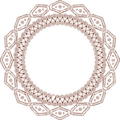 Beautiful flower art and mandala vector design