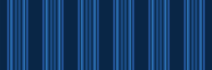Fototapeta premium Dcratched texture textile vertical, native pattern seamless stripe. Mastel background lines fabric vector in blue and dark colors.