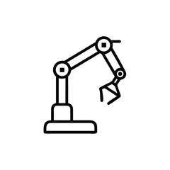 Vector Illustration of a Robotic Arm