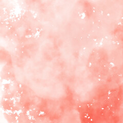 Warm Coral Pink Watercolor Abstract Background with Organic Texture and Soft Red Gradient for Creative Design Projects