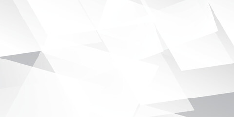 Clean and Contemporary Artwork Featuring a Smooth Interplay of White and Grey Glossy Squares, Enhanced with Intricate Geometric Details and a Luxurious Textured Finish