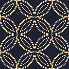 Fototapeta premium black and white seamless pattern
