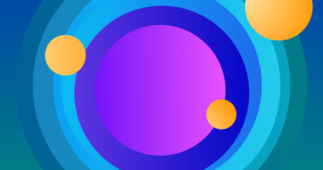 Dynamic shapes move abstract circles, and a funky, colorful bg. Animated retro style creative decoration product launch promotion bg for advertisement cosmetic healthcare. Wellness creams poster fly.