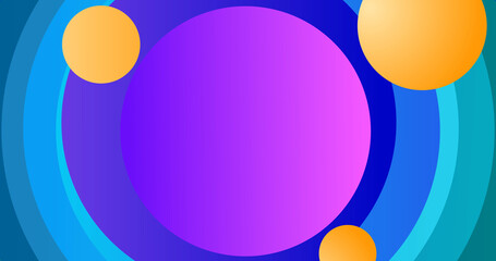 Dynamic shapes move abstract circles, and a funky, colorful bg. Animated retro style creative decoration product launch promotion bg for advertisement cosmetic healthcare. Wellness creams poster fly.