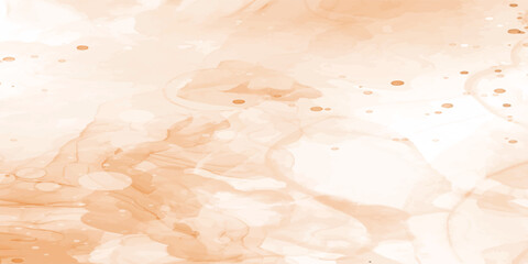 Soft and Serene Abstract Background Created with Hand-Painted Brushwork in Light Orange and Crisp White, Reflecting the Harmony of Air, Light, and Movement