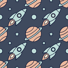 seamless pattern with fishes