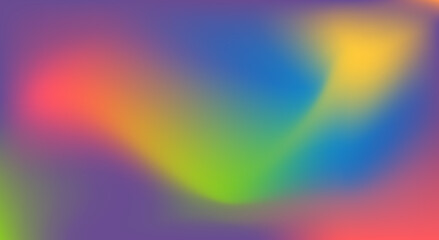 Colorful abstract gradient background. A dynamic abstract backdrop featuring a blend of vibrant colors. Background of creative projects, digital art, or as a backdrop for presentations.