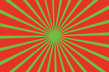 Red color burst background or sun rays background