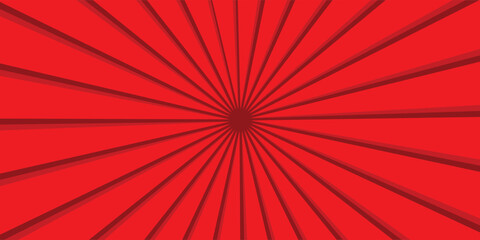 Obraz premium Bright red comic star burst background