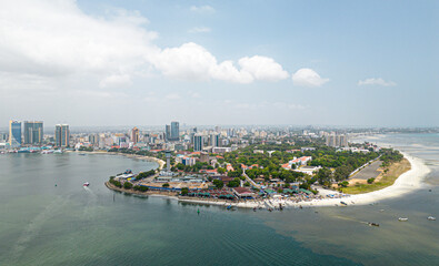 Aerial view of Dar es Salaam city in Tanzania on February 18, 2025 © Ericky