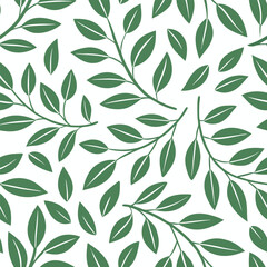 Naklejka premium seamless floral pattern