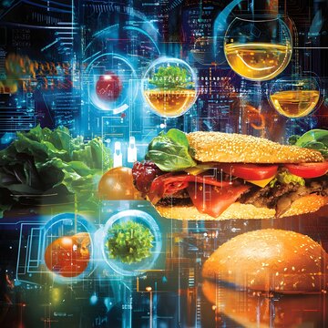 Naklejki food technology