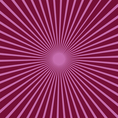 Retro background with rays or stripes in the center. Sunburst or sun burst retro background. Blue colors.