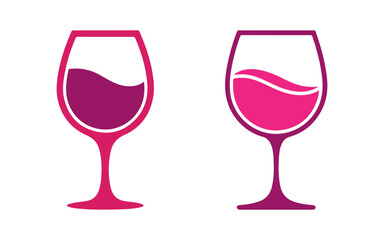 wine glass clipart, red wine illustration, drinking glass vector