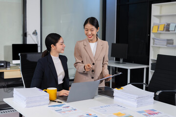 Business team working and update tasks with milestones progress planning and professional investor working new start up project in the office.