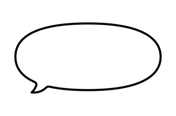 今っぽいシンプルなふきだしのイラスト素材　吹き出し　フレーム　枠　フキダシ　セリフ　話す　コメント