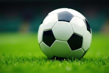 Obraz premium Brand new pristine white football, isolated background, oval, ball