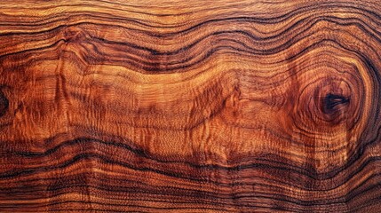 Naklejka premium Abstract red walnut wood texture with horizontal veins