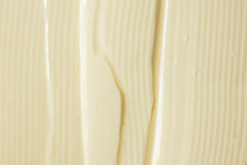 Creamy Mayonnaise Texture Abstract Culinary Background