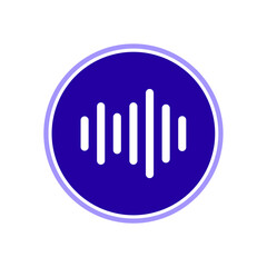 Icon a frequency, isolated against a clean background.