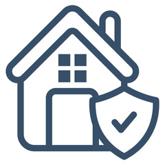 Property Insurance Icon Element For Design