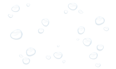 Realistic blue water drops. PNG drops, condensation on the window, transparent water drop. Abstract water drops, bubbles on transparent background, digital liquid design, Stock royalty free