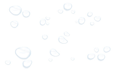 Realistic blue water drops. PNG drops, condensation on the window, transparent water drop. Abstract water drops, bubbles on transparent background, digital liquid design, Stock royalty free