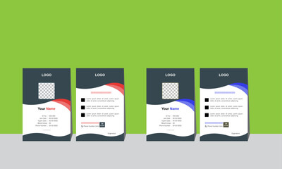 Modern ID Card Design | Employee, Student, Business & Custom Corporate Badges.