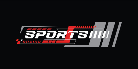 Obraz premium Abstract sticker sports vinyl automotive design