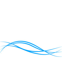 abstract blue waves