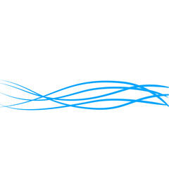 abstract blue waves
