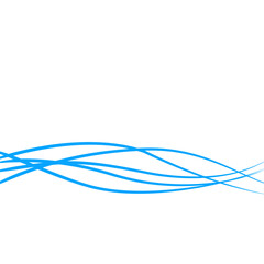 abstract blue waves