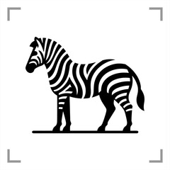 Zebra Symbol Icon Animal Pict...