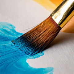 Fototapeta premium Painting brush tip