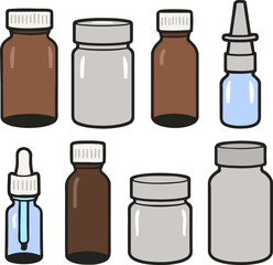 Medicine Bottle with Label