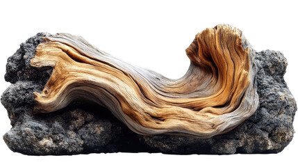 Twisted Juniper Branch: This gnarled, contorted juniper branch,  with its mesmerizing grain and intricate patterns, stands as a testament to the power of nature's artistry.