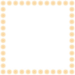Shining star square frame. Sunburst explosion star. Frame with empty space for your text