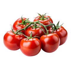 Fresh ripe tomatoes with deep red skin and juicy firm flesh, perfect for cooking or raw consumption