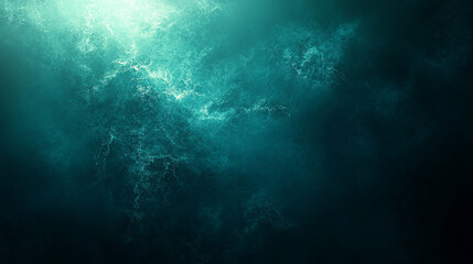 Abstract teal underwater ocean deep sea texture background image art blue dark green 