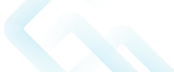 Fototapeta premium Vector modern triangle and squares line with line technology line background. 