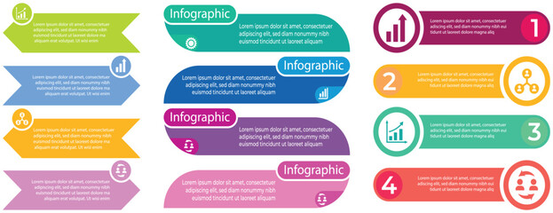 Infographic design template with place for your data. Vector.