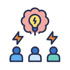  Creative Brainstorming Icon Design