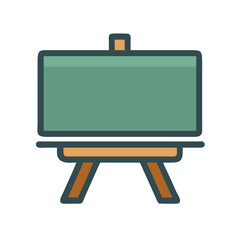  Educational Chalkboard Stand Icon