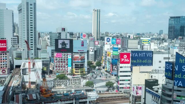 Timelapse - Shibuya Crossing - Japon 3