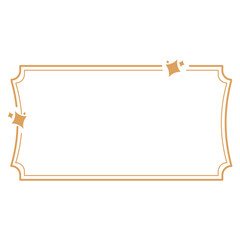 Line art aesthetic arch frame