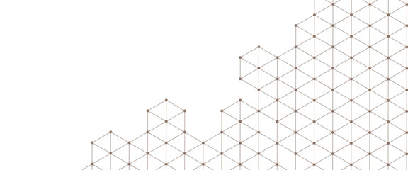 Vector abstract minimalist gray triangles technology pattern white and gray geometric background.