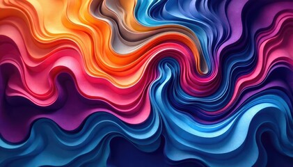 Obraz premium Swirling, organic forms create a flowing abstract pattern , textile, nature