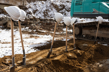 Spatenstich Bau Haus