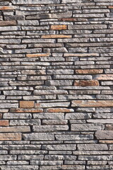 Stone Slate Walls Brickwork Slim Strip Rectangular Bricks uniform neat texture surface background